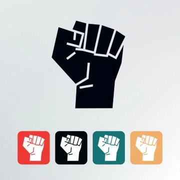 Fist vector illustration. Stock Illustration