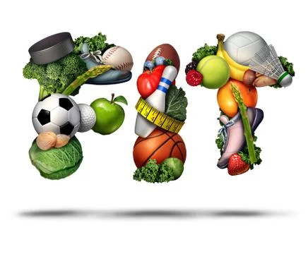 Fit Concept Stock Illustration