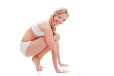 Fit slim exercise Stock Photos