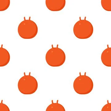 Fitball pattern seamless vector Illustrazione stock