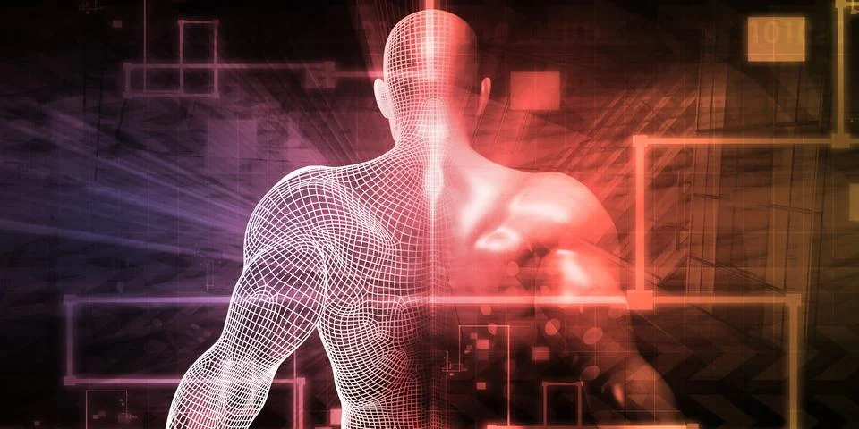 Fitness App Tracker Illustrazione stock