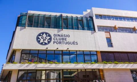 Fitness Center in Lisbon called Ginasio Clube Portuguese Stock Photos