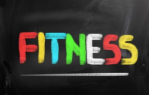 Fitness concept Illustrazione stock