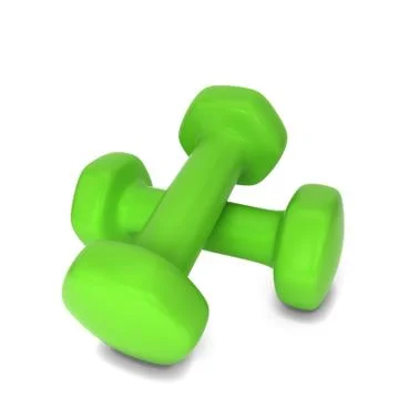 Fitness dumbbells Stock Illustration