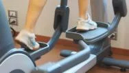 Fitness Elliptical Stock Footage