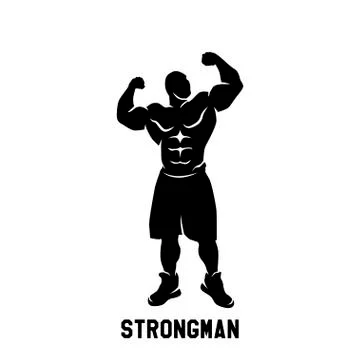 Fitness emblems, logo design Stock Illustration