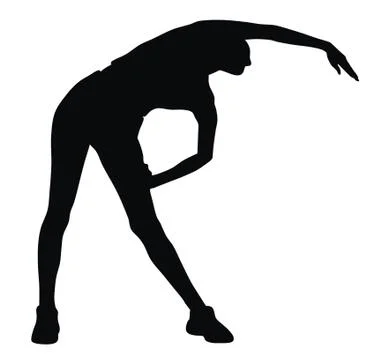Fitness exercises Stock Illustration