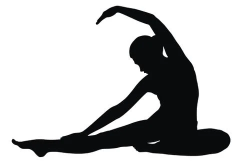Fitness exercises Stock Illustration
