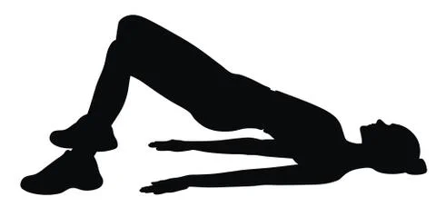 Fitness exercises Stock Illustration