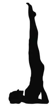 Fitness exercises Illustrazione stock