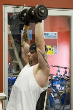 Fitness exercises Stock Photos