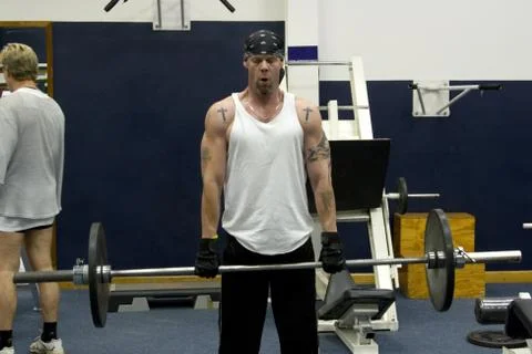 Fitness exercises 库存照片