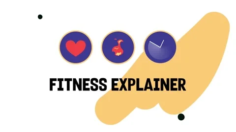 Fitness Explainers for After Effects 스톡 After Effects