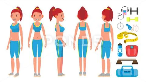 Girl Poses And Expressions Stock Illustration - Download Image Now -  African Ethnicity, African-American Ethnicity, Avatar - iStock