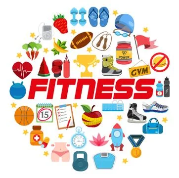 Fitness Stock Illustration