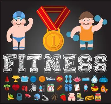 Fitness イラスト素材