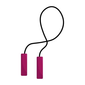 Fitness jump rope. Vector Stock Illustration
