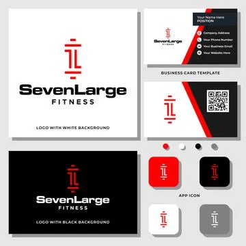 FITNESS LOGO Illustrazione stock