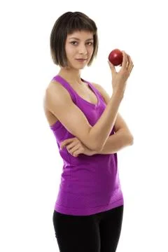 Fitness Model Foto stock