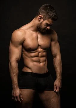 Fitness model 库存照片