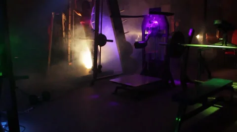 Fitness Model Posing Stock Footage 32399042