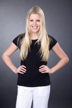 Fitness model posing Stock Photos