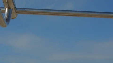 Fitness model training pushups on beach outdoors. 4k Video stock 84041594