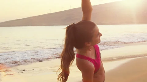 Fitness Stretch Stock-Footage 52824238