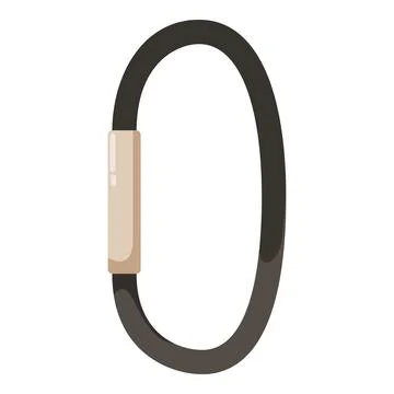 Fitness tracker with blank screen for your design イラスト素材