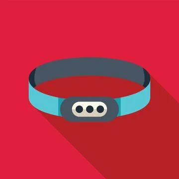 Fitness tracker bracelet showing progress in reaching goal Ilustración de archivo