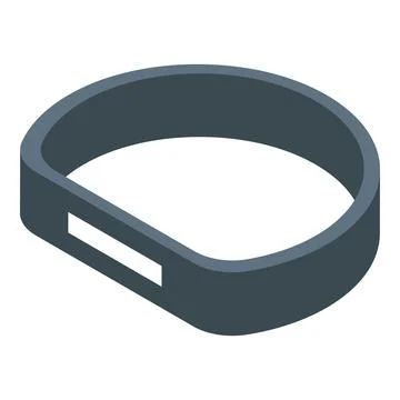 Fitness tracker bracelet showing progress on display screen Ilustración de archivo