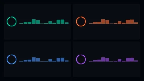 Fitness tracker data on smartphone. Athlete monitoring health statistics. Stock Footage 340373015