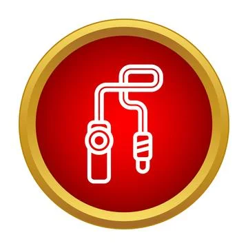 Fitness tracker icon for physical activity monitoring Stock Illustration