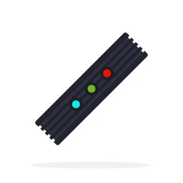 Fitness tracker with indicators vector icon flat isolated Stock Illustration