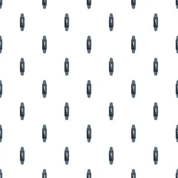 Fitness tracker smart band technology pattern Stock Illustration