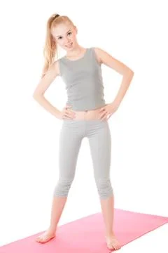 Fitness training Stock Photos