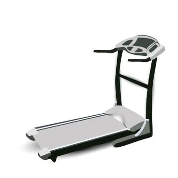 Fitness walking machine Stock Illustration