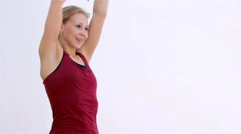 Fitness. Warm-up closeup Stock Footage 48920766