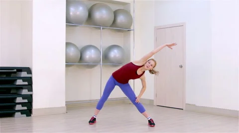 Fitness. Warm-up Stock Footage 48920749