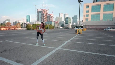 Fitness warm-ups Stock Footage 118969427