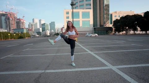 Fitness warm-ups Stock Footage 118969722