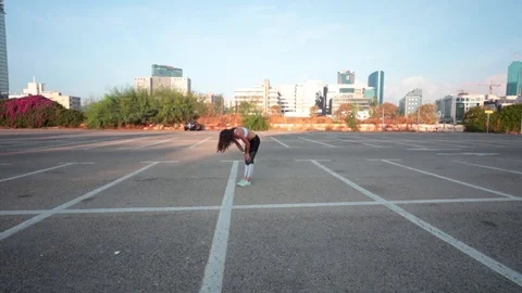 Fitness warm-ups Stock Footage 118969879