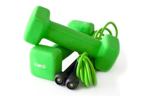 Fitness weights Stock Photos
