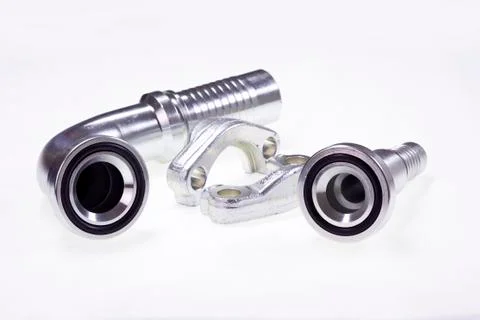 Fitting for high pressure hose SFL Stock Photos