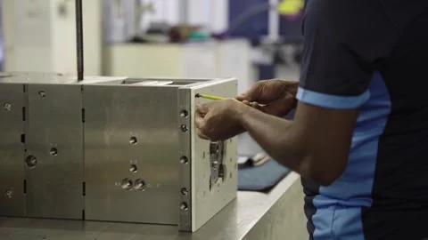 Fitting the Moudling tools Stock Footage 288226965