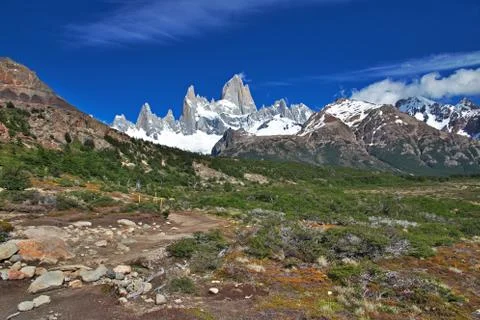 Fitz Roy mount, El Chalten, Patagonia, Argentina Foto stock