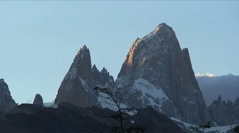 Fitz Roy Mount HD Stock Footage 40713076
