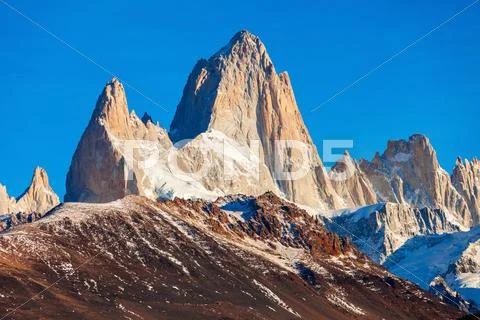 Fitz Roy mountain, Patagonia Stock Photos
