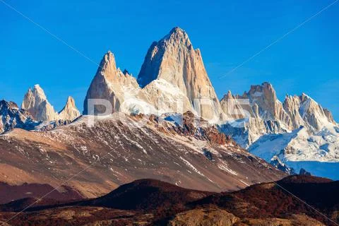 Fitz Roy mountain, Patagonia Stock Photos
