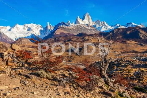 Fitz Roy mountain, Patagonia Stock Photos